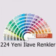 Pantone Formula Guide Supplement | Coated & Coated - 224 YENİ İLAVE REKLER