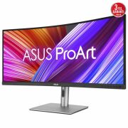 ASUS PA34VCNV CURVED 34.1 3800R VA 3440X1440 (WUHD) 21:9 60HZ 5MS CALMAN VERİFİED USB-C DOCKİNG PD 96W RJ45 ERGONOMİC STAND GREEN SUSTAİNABİLİTY