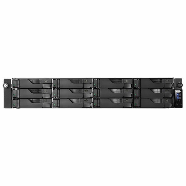 ASUSTOR AS6512RD INTEL C3538 12 YUVALI (12X20TB DESTEĞİ) 8GB DDR4(128GB RAM DESTEĞİ) 2.5GBE X2 PCIE GEN3 X1 USB 3.2 X4 PSU X2