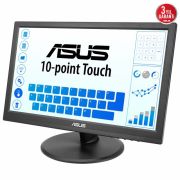 ASUS VT168HR 15,6 LED 1366x768 10MS HDMI VGA VESA 3YIL 10 PARMAK DOKUNMATIK EYECARE Monitör