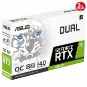 ASUS GEFORCE RTX 3060 TI DUAL RTX3060TI O8GD6X WHITE 8GB GDDR6X 256bit 1695MHz OC 2xHDMI 3xDP RGB EKRAN KARTI