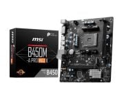 MSI MB B450M-A PRO MAX II AM4 DDR4 4133(OC) DVI HDMI M.2 USB3.1 mATX