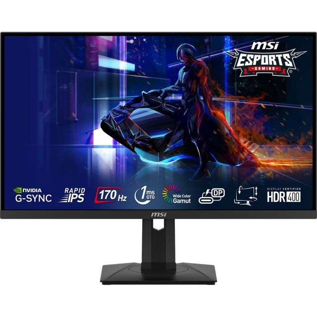 MSI 27 G274QPF FLAT RAPID IPS 2560x1440 (WQHD) 16:9 170HZ 1MS ADAPTIVE-SYNC PIVOT GAMING MONITOR