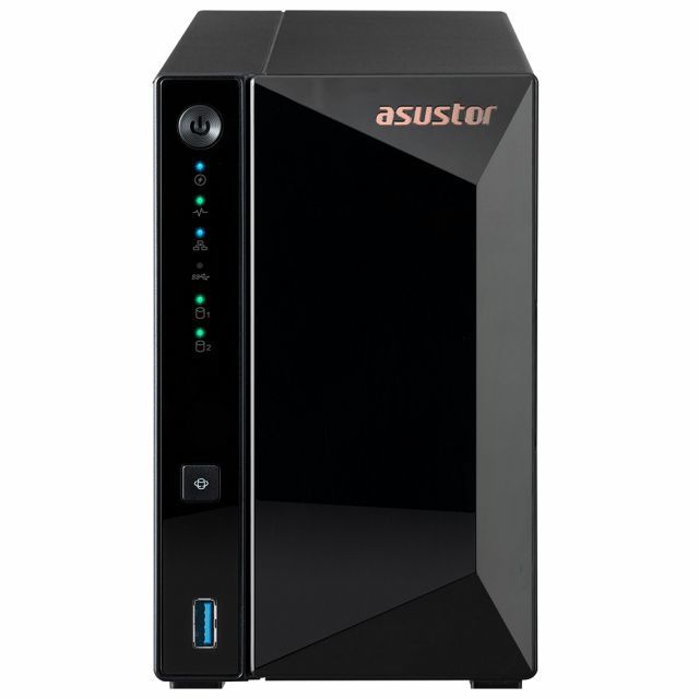 ASUSTOR AS3302T REALTEK RTD1296 2 YUVALI (2X22TB DESTEĞİ) 2GB DDR4 2.5GBE X1 USB 3.2 X3