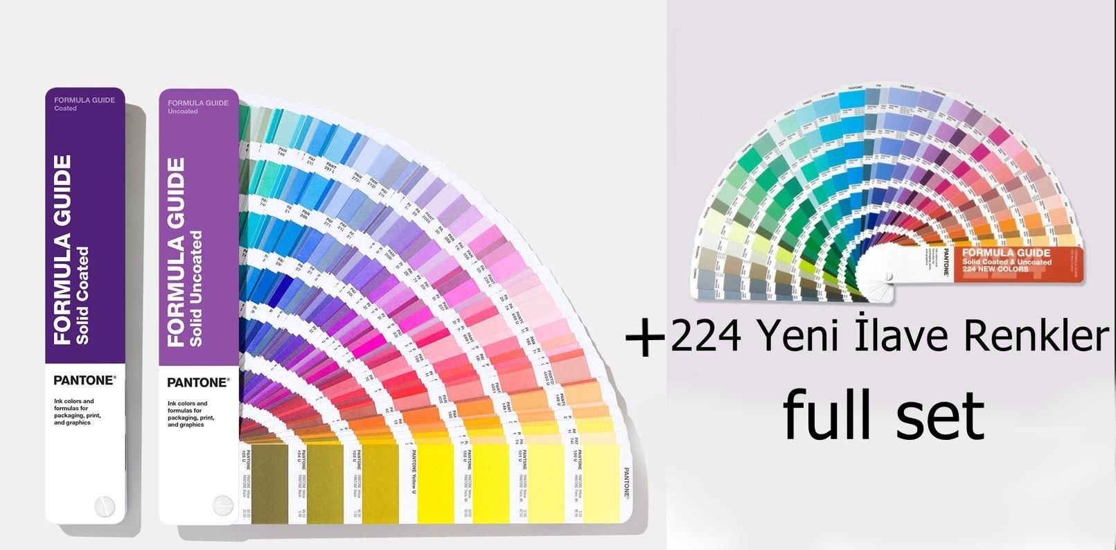 Pantone Formula Guide - Coated & Uncoated GP1601AB ( 224 Yeni Renk İlaveli )