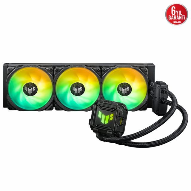 ASUS TUF GAMING LC II 360 ARGB AURA SYNC RGB 120MM*2 ADRESLENEBİLİR RGB FAN CPU SIVI SOĞUTUCUSU