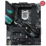 ASUS ROG STRIX Z490-F GAMING Intel Z490 LGA1200 DDR4 4600 Çift M2 USB3.2 AURA RGB 2.5Gbit LAN ATX 128GB’a kadar ram desteği