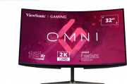 VIEWSONIC VX3218C-2K GAMING MONITOR 31,5 1ms 165Hz VA 2560x1440 2K 250 HDMI DP 16:9 80M:1 16.7M HOPARLOR 3 KENAR CERCEVESIZ 1500R KAVIS FREESYNC PREMIUM FLICKER FREE MAVI ISIK FILTRESI TILT VESA