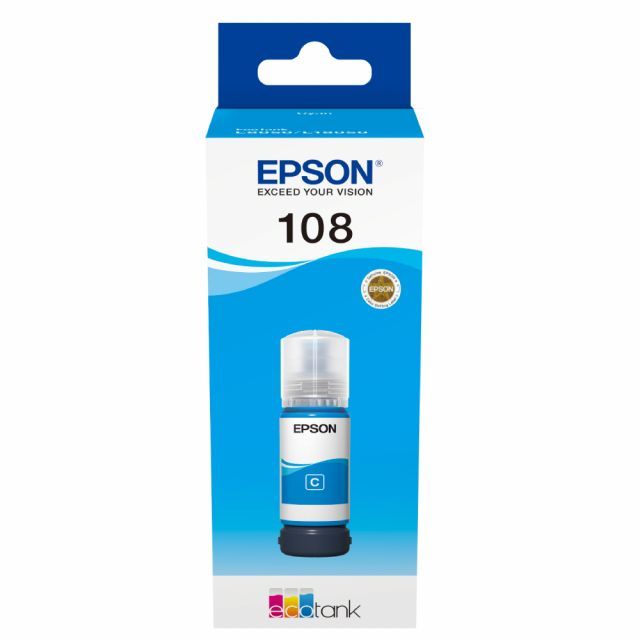 EPSON C13T09C24A (108) MAVİ MÜREKKEP 70ML L10850