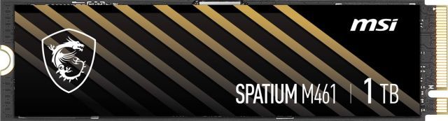 MSI SSD SPATIUM M461 NVME M.2 1TB NVMe M.2 1TB R:5000 W:3200