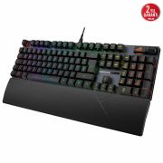 ASUS ROG STRIX SCOPE II RX AURA SYNC RGB MEKANİK TÜRKÇE TUŞ DİZİLİMİ ROG RX RED SWITCH IP57 MULTI FONKSİYONEL OYUNCU KLAVYESİ