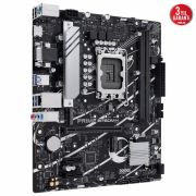 ASUS MB PRIME B760M-K INTEL B760 LGA1700 DDR5 8000 HDMI VGA Çift M2 USB3.2 AURA RGB 2.5Gbit LAN mATX ASUS 5X PROTECTION III Armoury Crate AI Suite 3