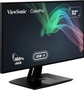VIEWSONIC VP3268A-4K PROFESYONEL MONITOR 31.5 5MS 60HZ IPS 3840X2160 4K 350 HDMI DP USB TYPE C DELTA E < 2 SRGB PANTONE 16:9 20M:1 1.07B HOPARLOR RJ45 4 KENAR CERCEVESIZ KALIBRASYON FLICKER FREE MAVI ISIK FILTRESI TILT SWIVEL PIVOT YUKSEKLIK AYARI VESA