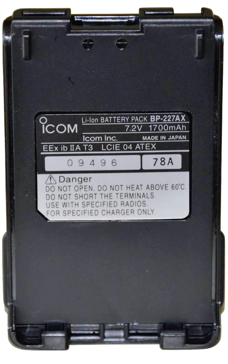 ICOM BP-227AX Li-lon Battery Pack