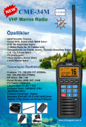CME-34 M  –  VHF Handheld Marine Radio