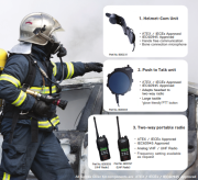 SMOKE DIVER KIT SDK-10 (UHF RADIO ATEX SETİ)