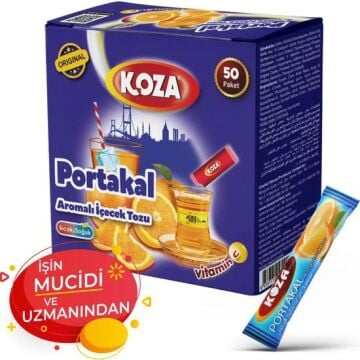 KOZA PORTAKAL AROMALI TEK İÇİMLİK TOZ İÇECEK
