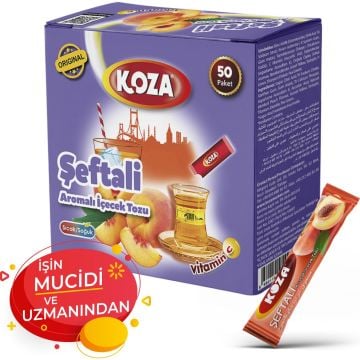 KOZA ŞEFTALİ AROMALI TEK İÇİMLİK MEYVE ÖZÜ