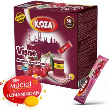 KOZA VİŞNE AROMALI TEK İÇİMLİK TOZ İÇECEK