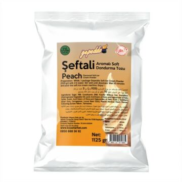 Şeftalili Soft Dondurma Tozu (1125gr/3lt Su)