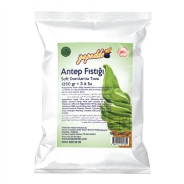 Antep Fıstıklı Soft Dondurma Tozu (1250gr/3lt Su)