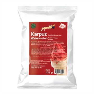 Karpuzlu Soft Dondurma Tozu (1125gr/3lt Su)