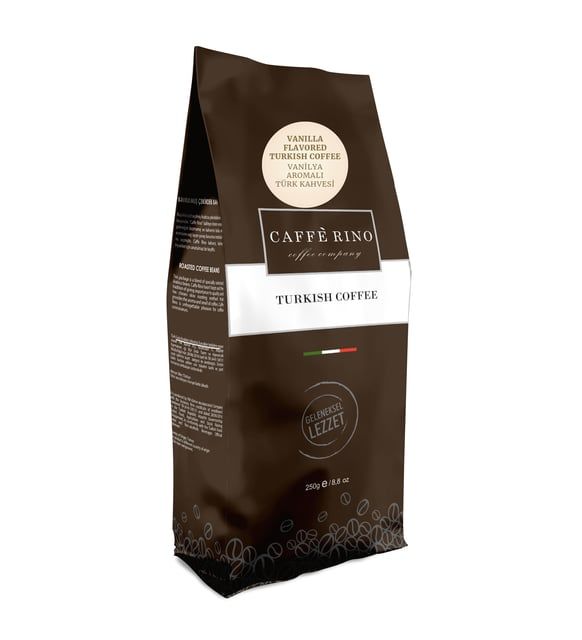 CAFFE RINO VANİLYALI TÜRK KAHVESİ 250GR (PAKET)
