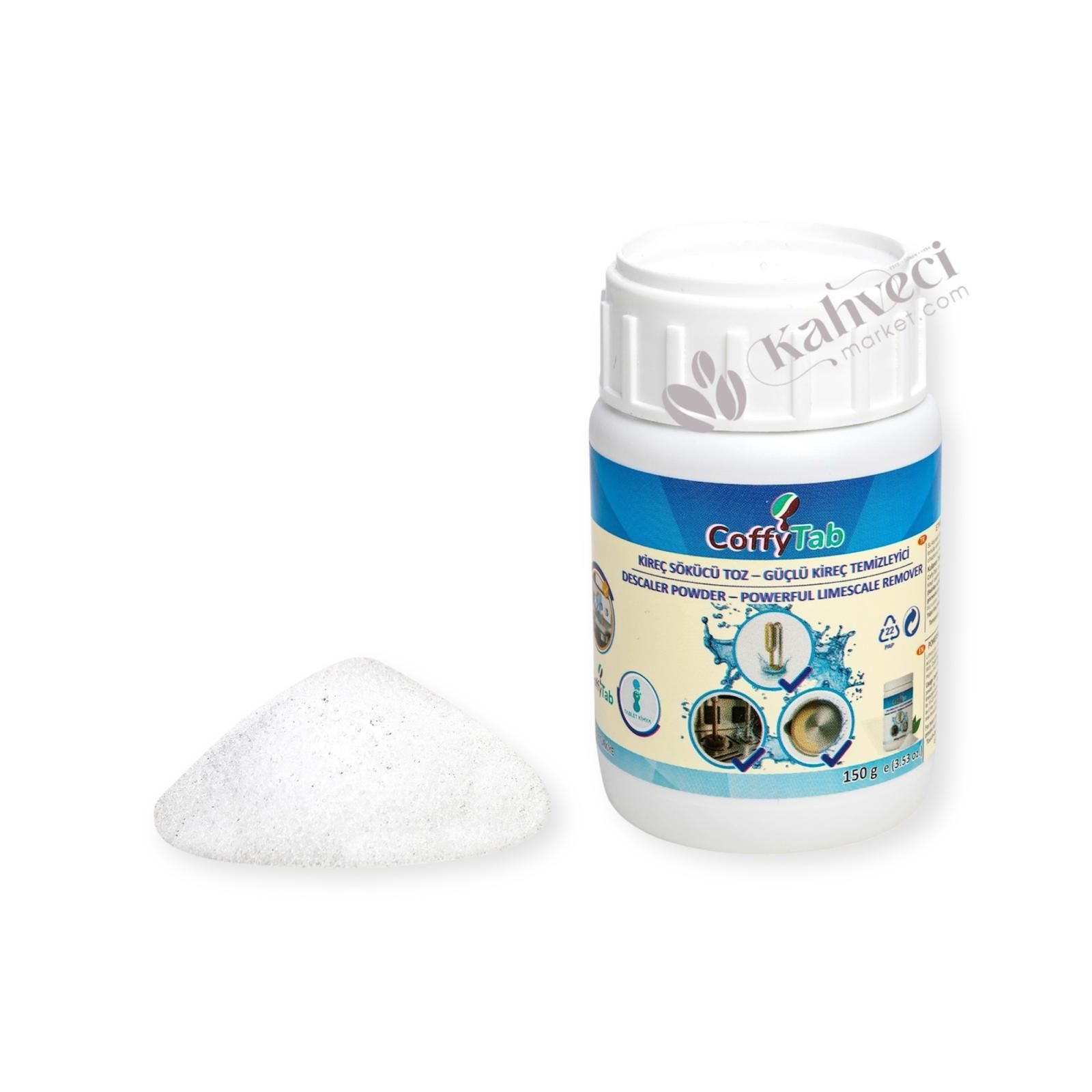 COFFYTAB ÇAY MAKİNASI TEMİZLEME TOZU(DESCALAR 150 GR)
