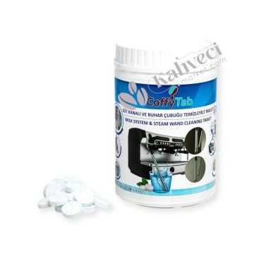 COFFEETAB MİLKTABLET SÜT KANALI VE BUHAR ÇUBUĞU TEMİZLEYİCİ TABLET(5 GR*20 AD)