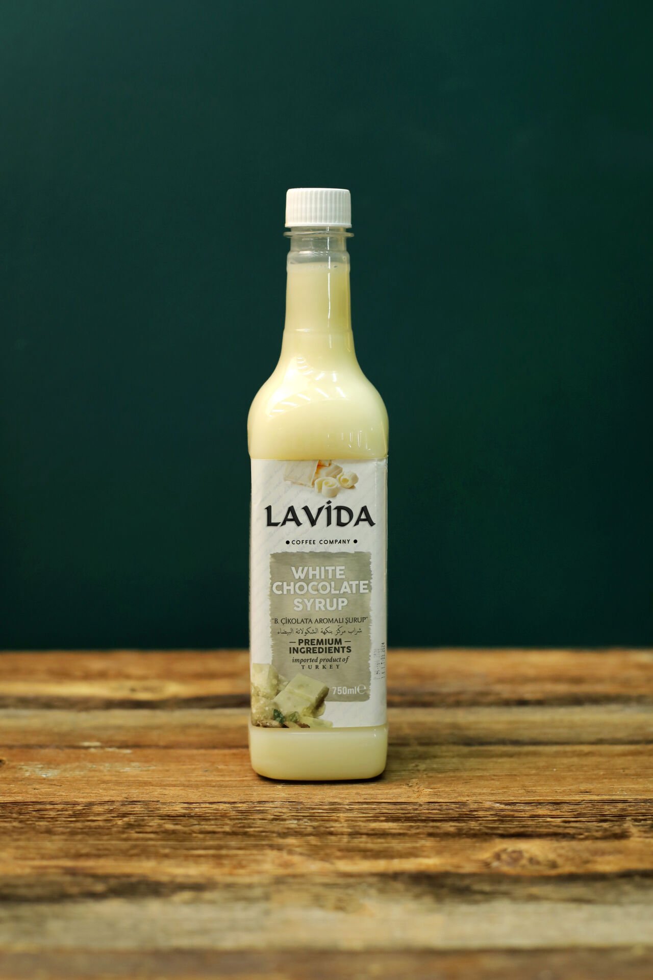 Lavida Beyaz Çikolata Aromalı Şurup, 750ml