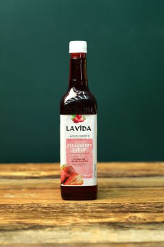 Lavida Çilek Aromalı Şurup, 750ml