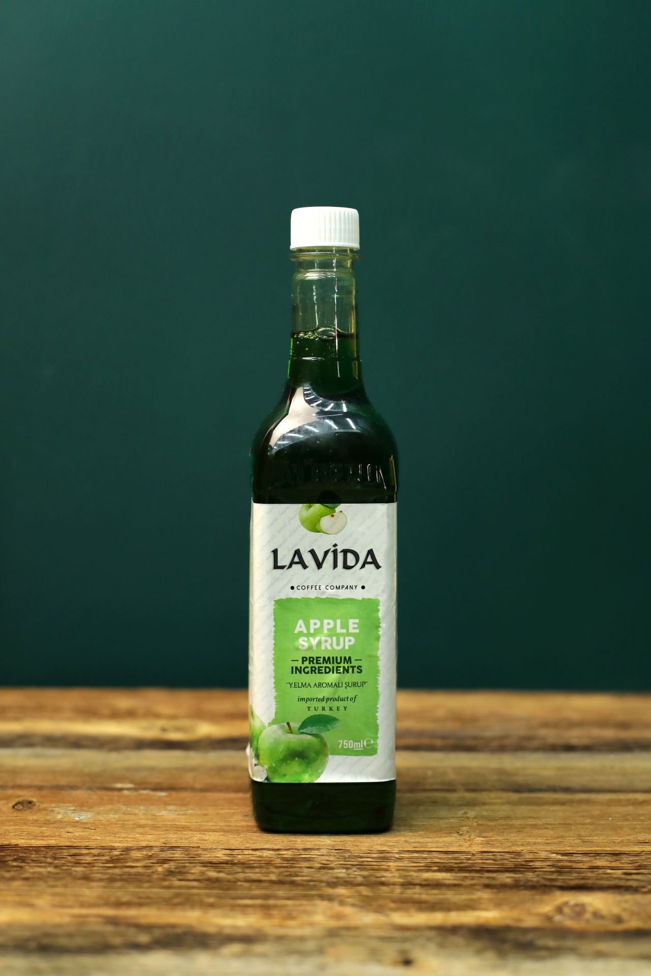 Lavida Yeşil Elma Aromalı Şurup, 750ml