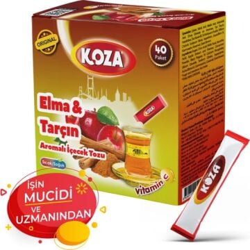 KOZA ELMA TARÇIN AROMALI TEK İÇİMLİK TOZ İÇECEK