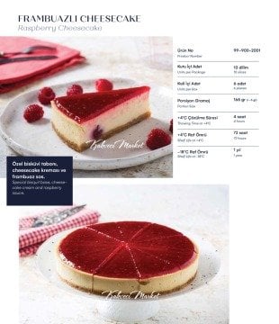 CAKE PLANET FRAMBUAZLI CHEESECAKE(10 DİLİM)