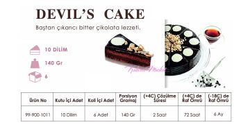 CAKE PLANET ÇİKOLATALI PASTA (DEVİLS CAKE)10 DİLİM