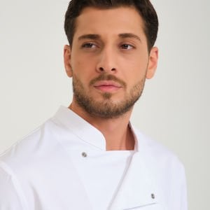 Gabardin Aşçı Ceketi - Beyaz