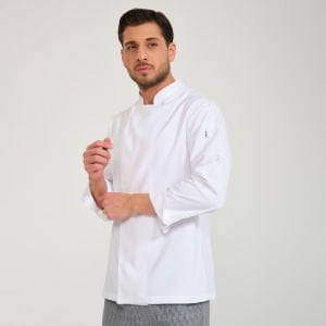 Gabardin Aşçı Ceketi - Beyaz