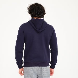 Kapüşonlu Lacivert 3 İplik Sweatshirt