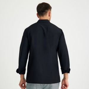 Gabardin Aşçı Ceketi - Siyah