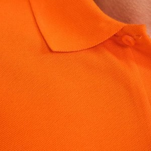 Turuncu Polo Yaka Kısa Kol İş Tişörtü