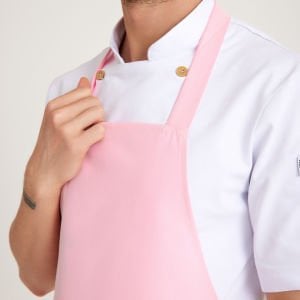 Pembe Geniş Kuşak Askılı Önlük