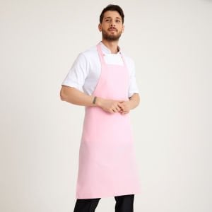Pembe Geniş Kuşak Askılı Önlük