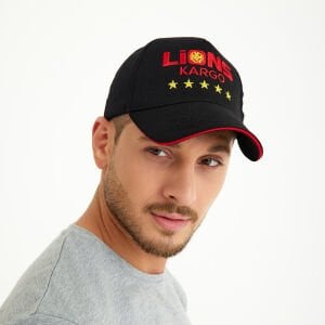 Siperli Şapka - Logo Nakışlı