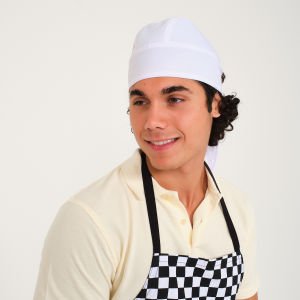 Beyaz Aşçı Korsan Bandana