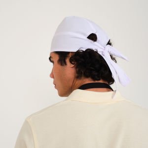 Beyaz Aşçı Korsan Bandana