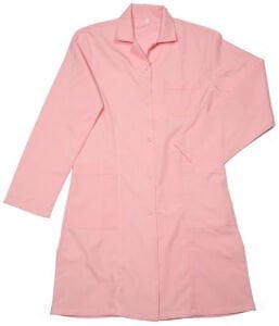 Pembe Bayan İş Önlüğü