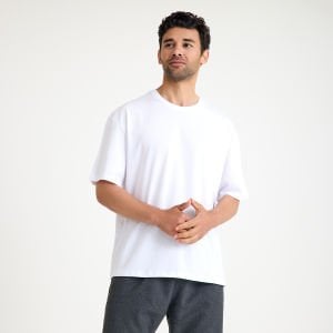Oversize Tişört - Beyaz
