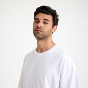 Oversize Tişört - Beyaz