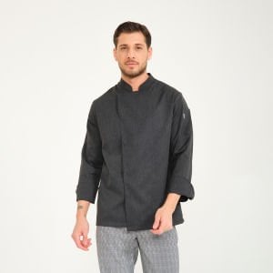 Gabardin Aşçı Ceketi - Füme
