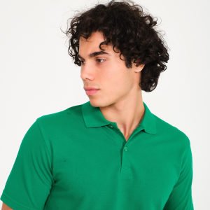 Yeşil Polo Yaka Kısa Kol İş Tişörtü